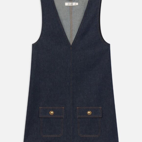 FRAME Denim The Pinafore Dress - Picture 6 of 6